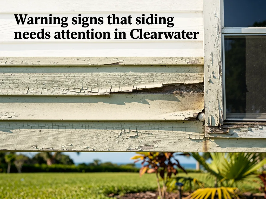 Warning signs that siding needs attention in Clearwater